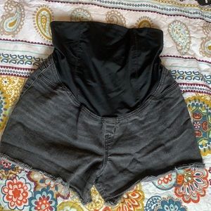 Dark Grey Maternity Shorts